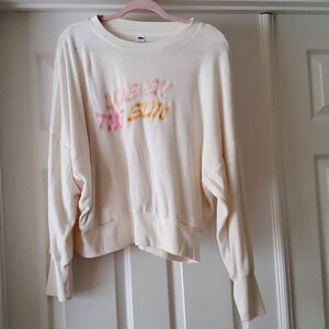 Old Navy Croped Terry Cloth Sweatshirt